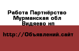 Работа Партнёрство. Мурманская обл.,Видяево нп